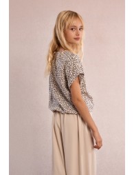 Leopard print top