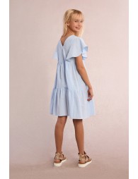 Striped babydoll dress