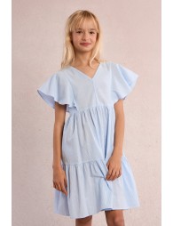 Striped babydoll dress