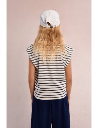 Striped T-shirt, to tie