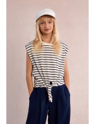 Striped T-shirt, to tie
