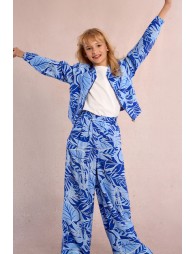 Printed trousers