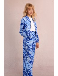 Printed bomber jacket