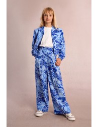 Printed bomber jacket