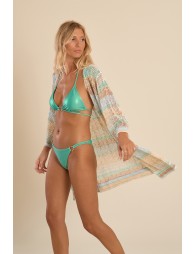 Wide openwork cardigan