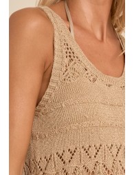 Top en crochet ajouré