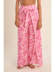 Pantalon fluide, imprimé