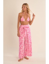 Pantalon fluide, imprimé