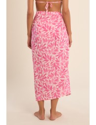 Pareo de mujer largo, con estampado.