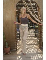 Pantalon de plage en crochet