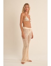 Pantalon de plage en crochet