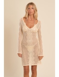 Short crochet beach dress