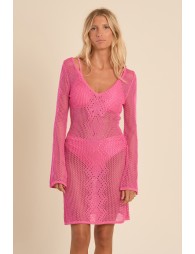 Short crochet beach dress