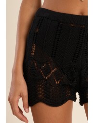 Short de plage en crochet