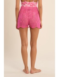 Crochet beach shorts