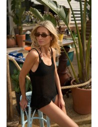 Semi-transparent tank top