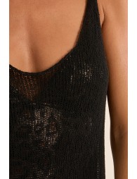 Semi-transparent tank top