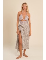 Pareo de mujer largo, con estampado.