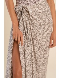 Leopard print sarong