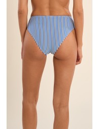 -Bas de maillot de bain taille haute, rayé