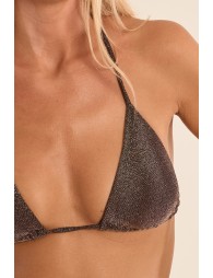 Iridescent swimsuit top