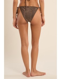 Braguita de bikini, en tejido brillante, con lazada.
