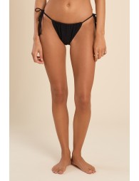 Iridescent bikini bottoms, to tie at the sides