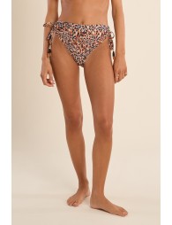 Braguita de bikini de tiro alto, estampado animal.