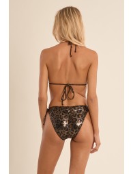 Leopard Swimsuit Top, Iridescent