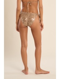 Leopard Bikini Bottoms, Iridescent