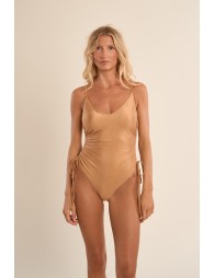 Maillot de bain une pièce, smocké