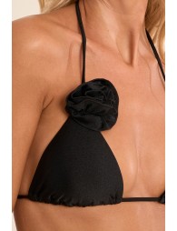 Haut de maillot de bain, détail fleur