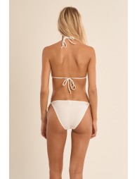 Swimsuit top, flower detail