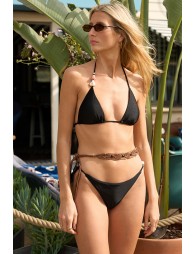 Swimsuit top, pearl detail