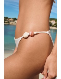 Bikini bottoms, pearl detail
