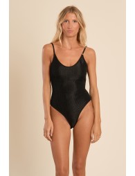 Maillot de bain une pièce, côtelé