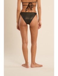 Braguita de bikini de tiro medio, detalle corazón.