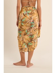 Long paréo en semi-transparence