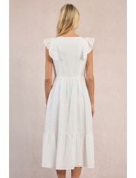 Long dress with rhinestones