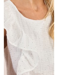 Robe longue à strass