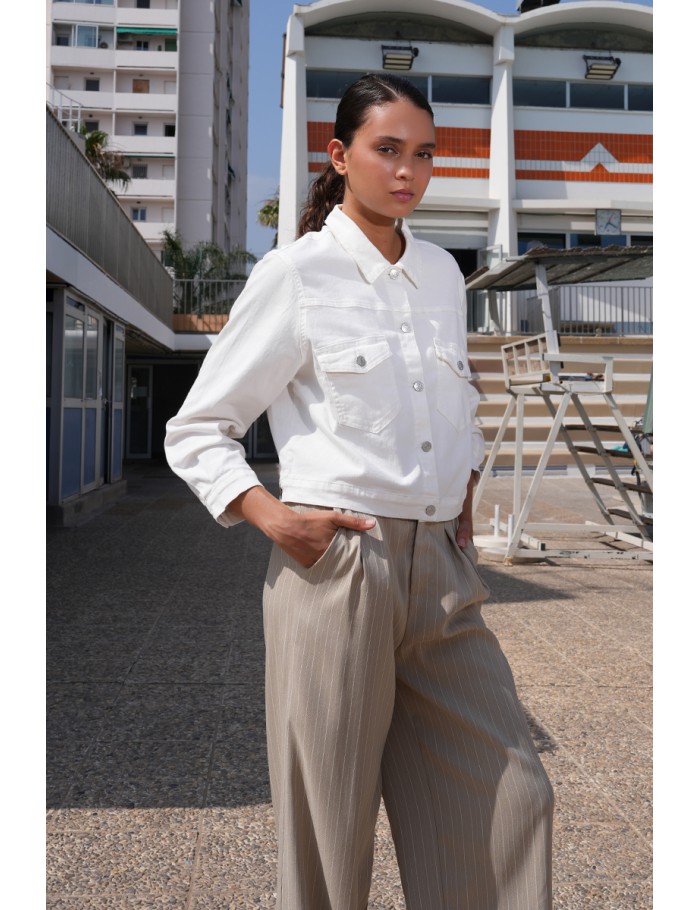 Veste en coton courte