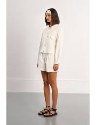 Veste en coton courte