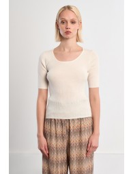 Ribbed knit top