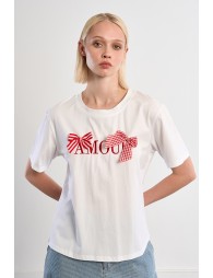 Cotton T-shirt "Amour"