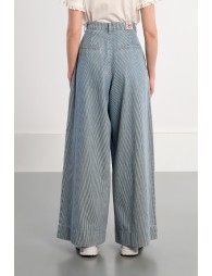 Pinstripe jeans