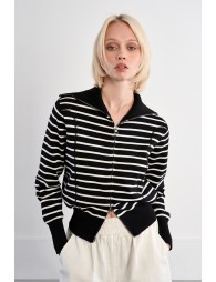 Chaqueta de mujer de manga larga, con estampado.