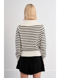 Chaqueta de mujer de manga larga, con estampado.