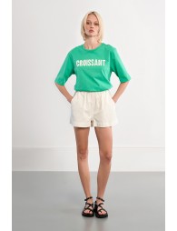 Oversized T-shirt "Croissant"