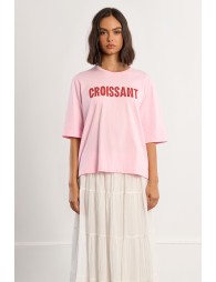 Oversized T-shirt "Croissant"