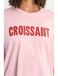 Oversized T-shirt "Croissant"